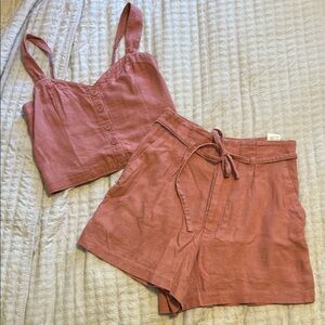 Abercrombie & Fitch peach set